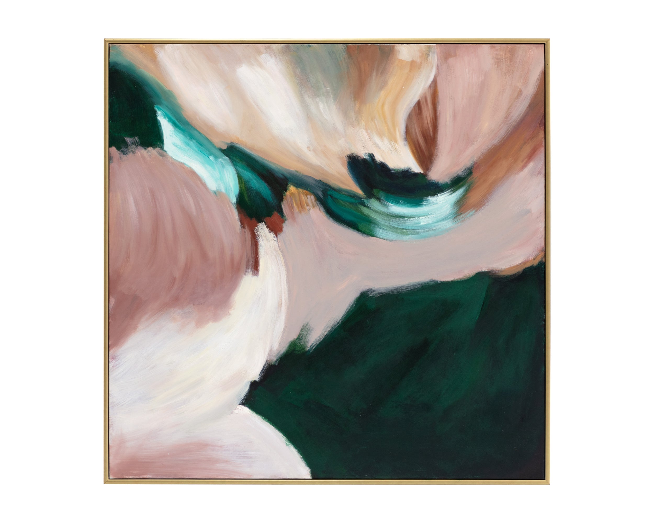 Wild Ones (Set Of 2) - 48" X 48"  Gold Floater Frame