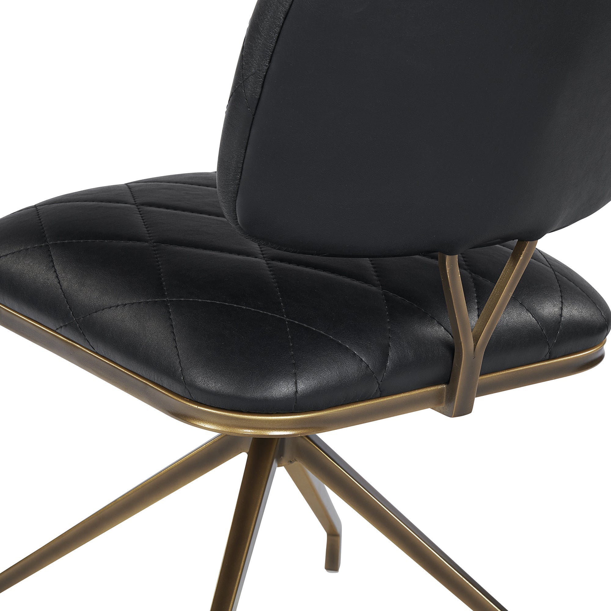 Virtu Swivel Dining Chair - Bravo Black