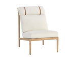 Elanor Lounge Chair - Light Oak  Altro White