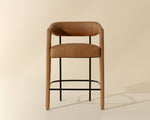 Mavia Counter Stool - Ludlow Sesame Leather