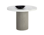 Nicolette Dining Table - 40"  Marble Look