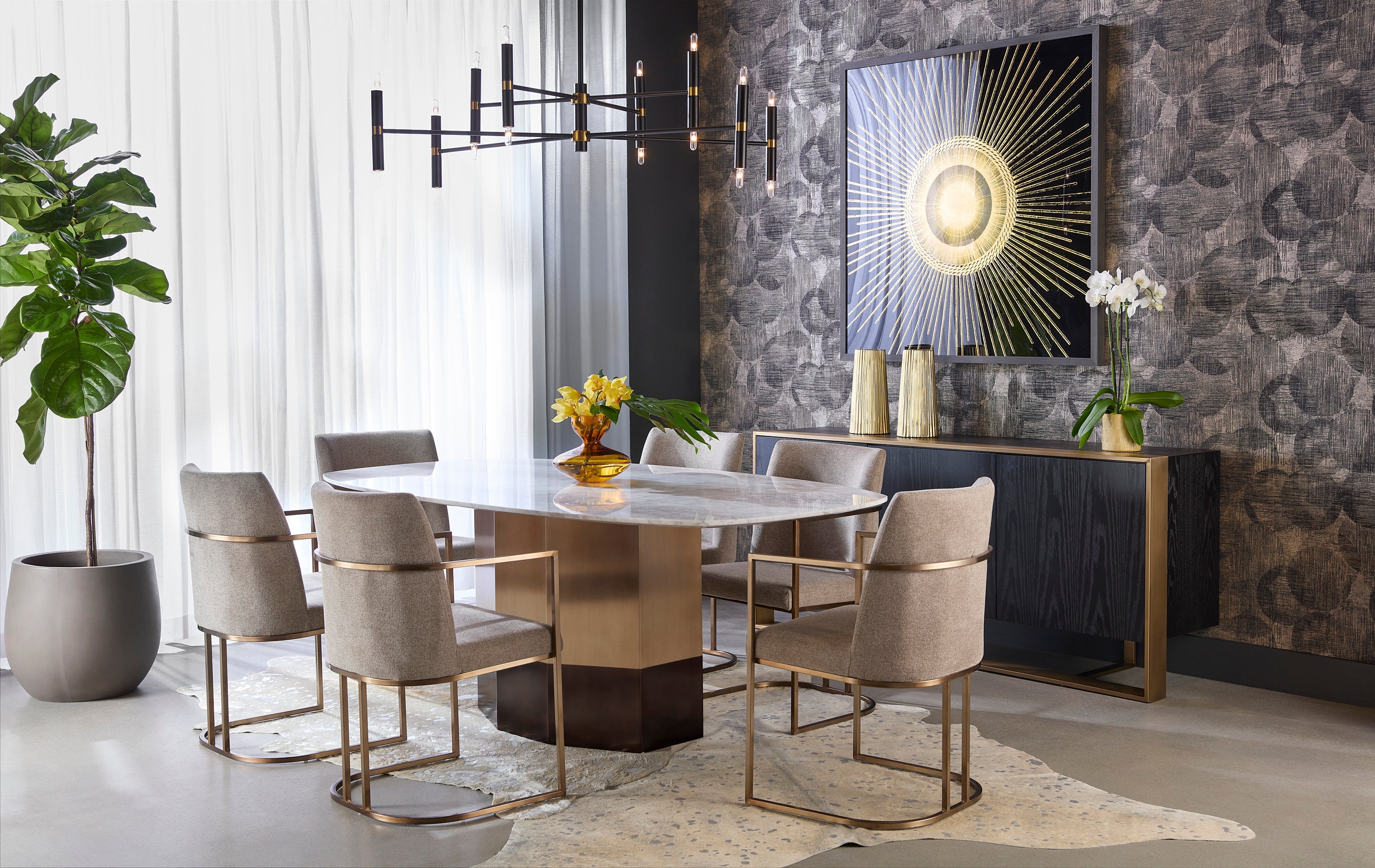 Rayla Dining Armchair - Belfast Oatmeal