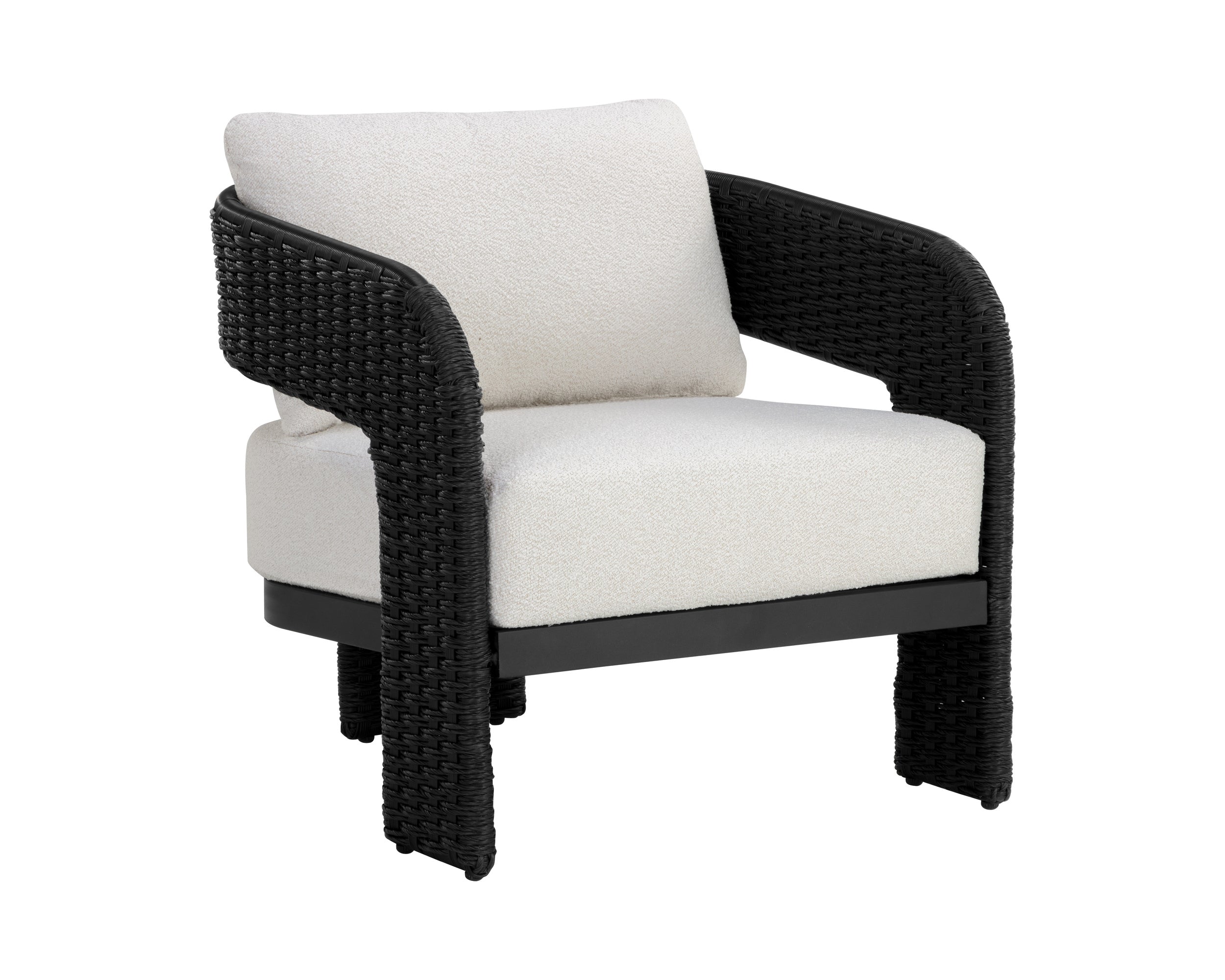 Pylos Lounge Chair - Black  Louis Cream
