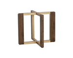 Rejane Dining Table Base - Gold  Raw Umber