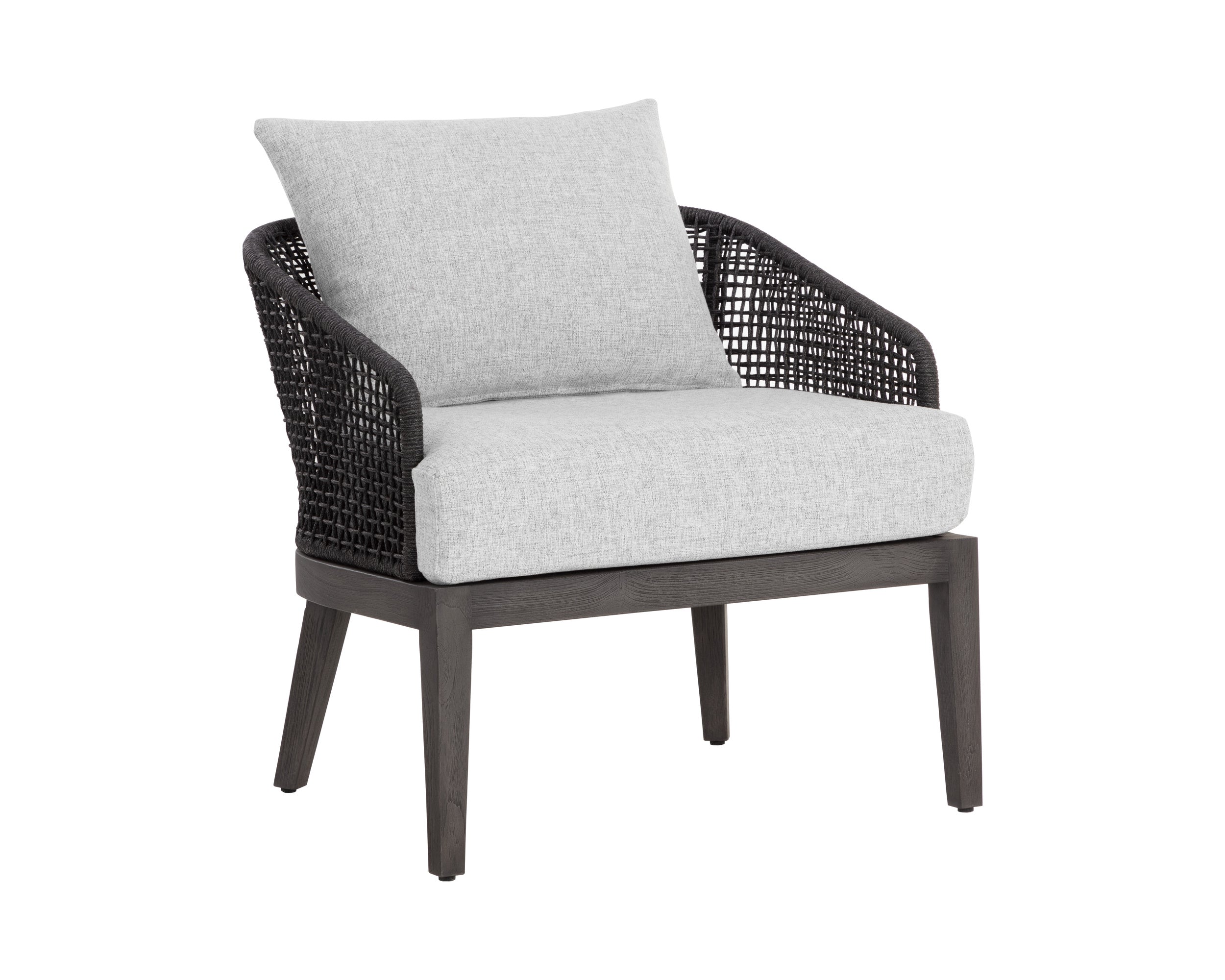 Capri Lounge Chair - Smoke Grey  Copacabana Marble