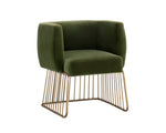 Gala Dining Armchair - Forest Green