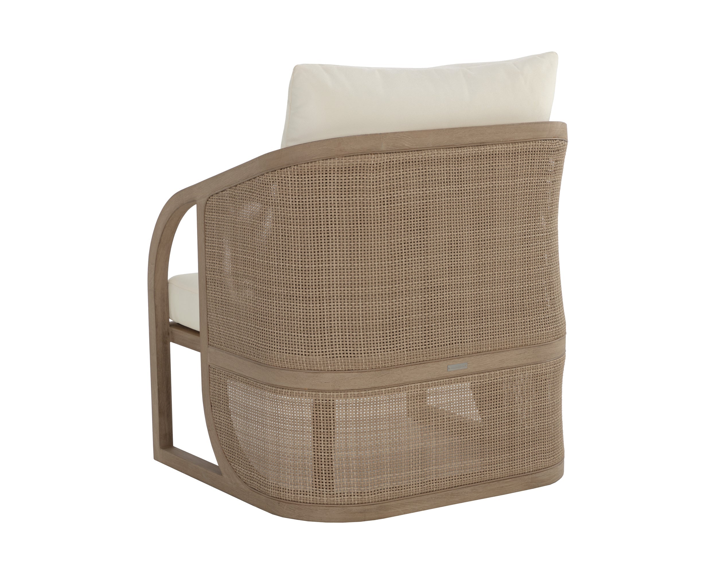 Palermo Lounge Chair - Drift Brown  Stinson Cream