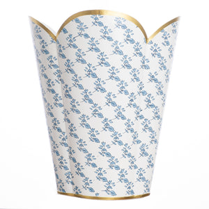 The Enchanted Home Blue Blossom Wastepaper Basket