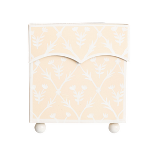 The Enchanted Home Pale Pink & White Tulip Tissue Holder