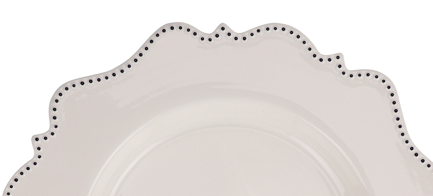 The Enchanted Home Beaded Scalloped Charger - Thumbnail 5