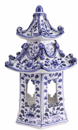 The Enchanted Home Blue and White Pagoda