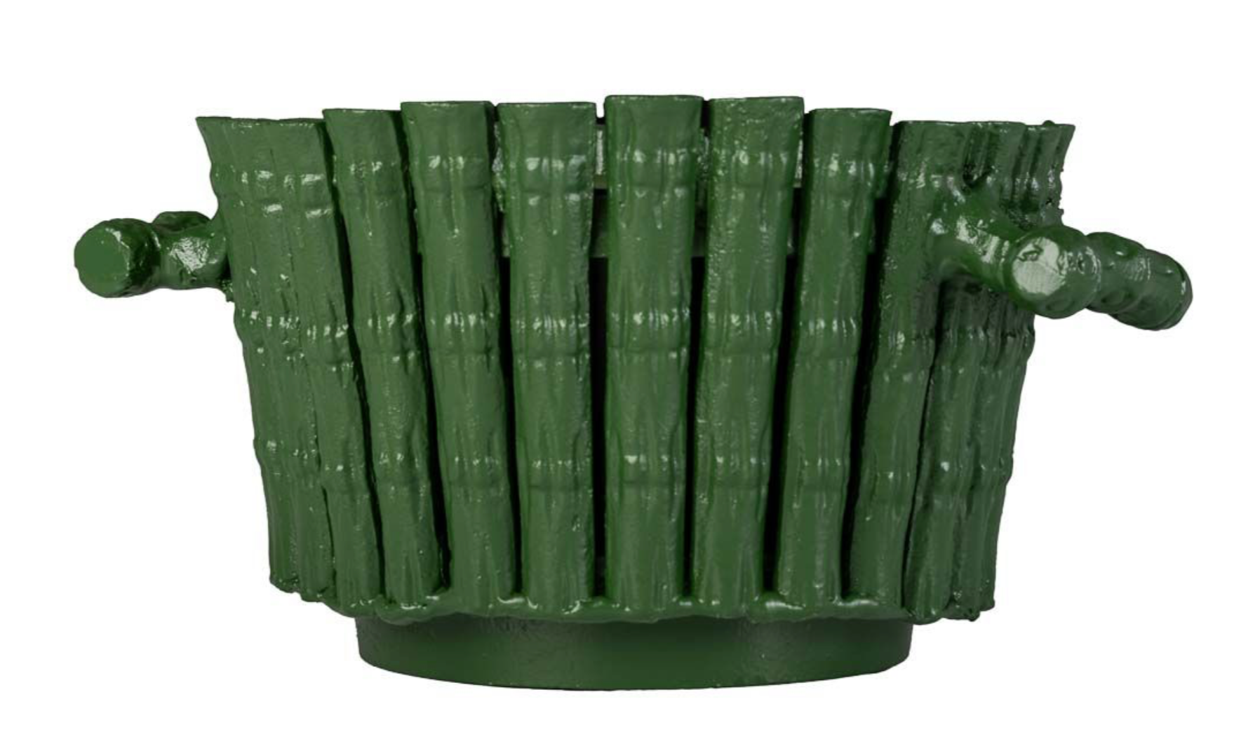 Moss Green Bamboo Planter - Thumbnail 3