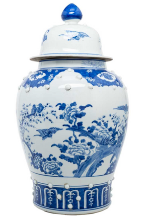 The Enchanted Home Grand Antiqued Raised Dot Jar