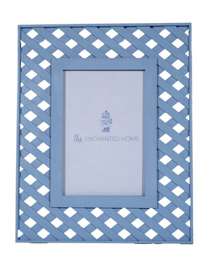 The Enchanted Home Cornflower Blue Lattice Frame