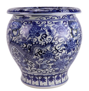 The Enchanted Home Dragon & Floral Fishbowl
