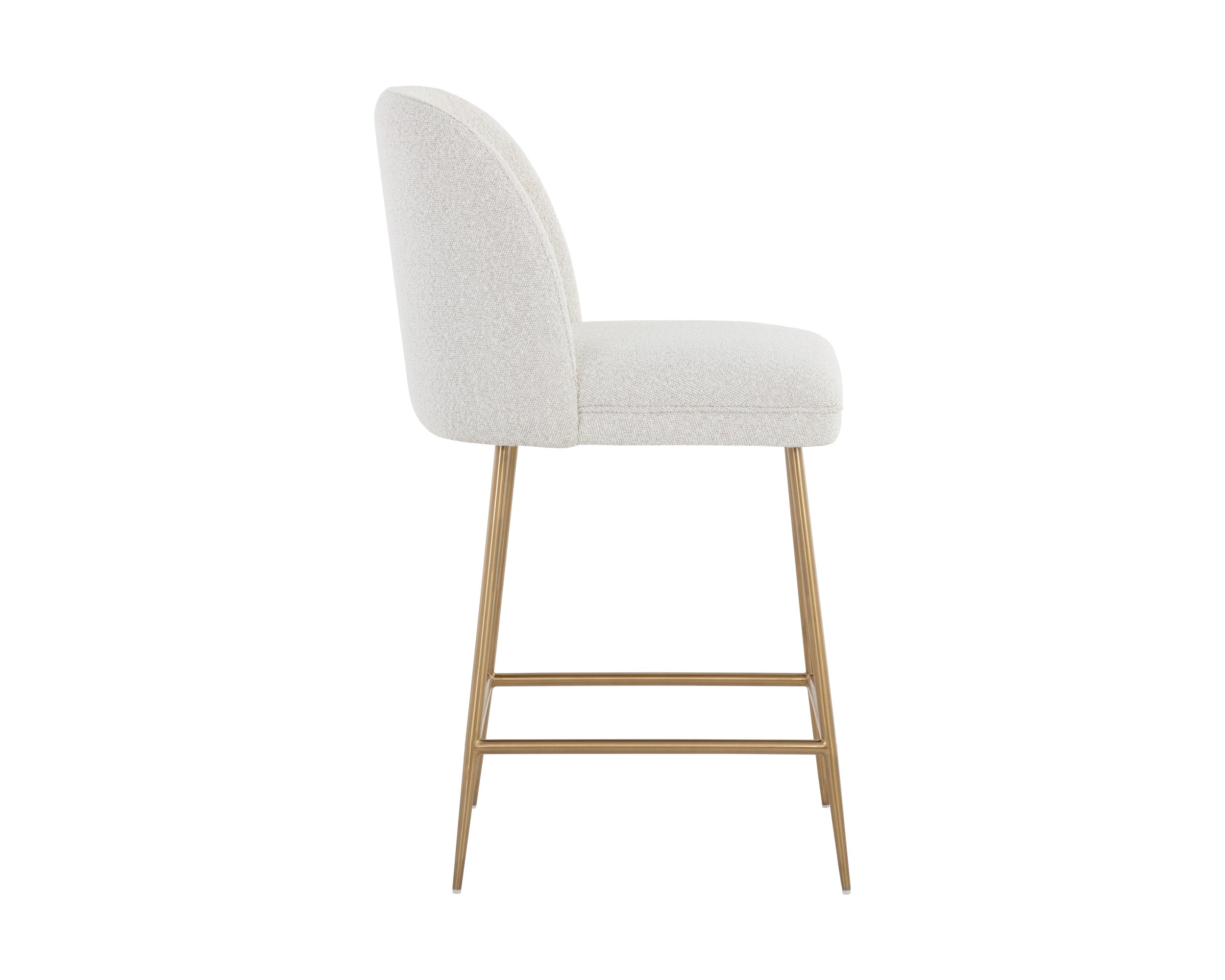 Kelty Counter Stool - Gold  Copenhagen White