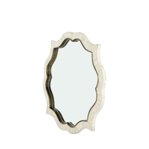 Gabby - Laurette Quatrefoil Accent Mirror - White - SCH-175021