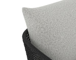 Capri Lounge Chair - Smoke Grey  Copacabana Marble