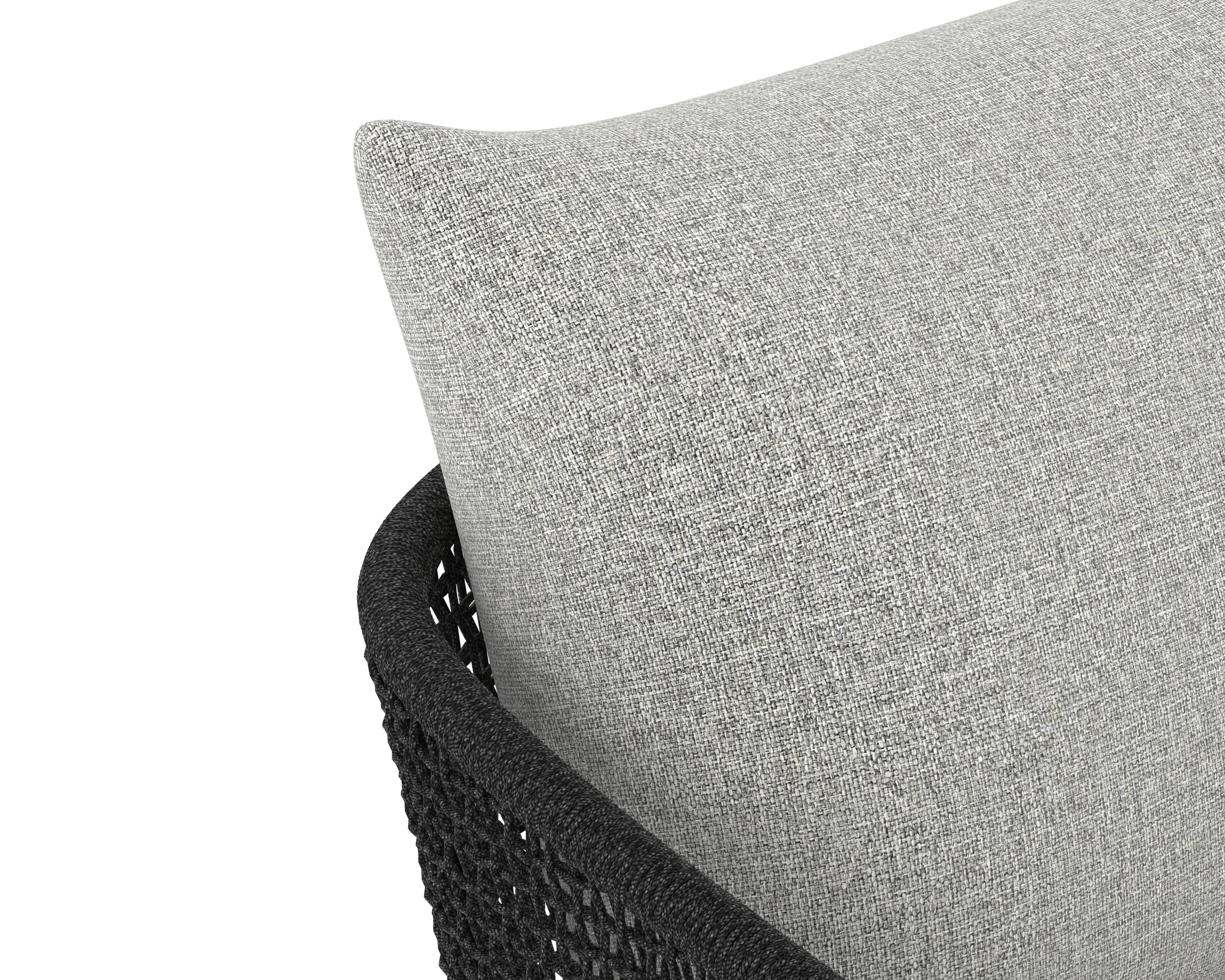 Capri Lounge Chair - Smoke Grey  Copacabana Marble