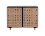 Omari Sideboard - Suede Light Tan Leather