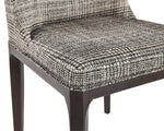 Elisa Dining Chair - Grey Oak  Naya Check Black