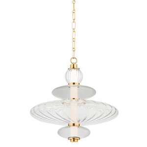 Hudson Valley Lighting Williams Pendant-Aged Brass