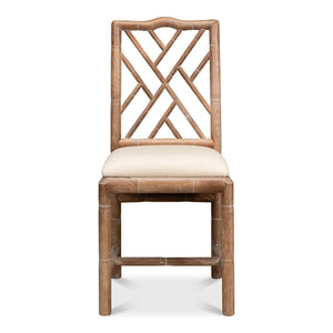Sarreid Ltd Brighton Bamboo Side Chair (Must be purchased in QTY's of 2) - 26433