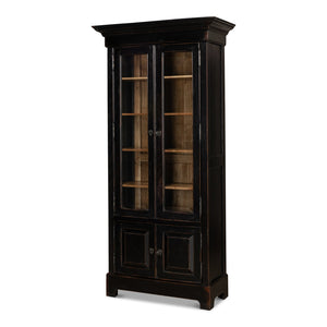 Sarreid Ltd Bookcase In Ebony Finish - 27160