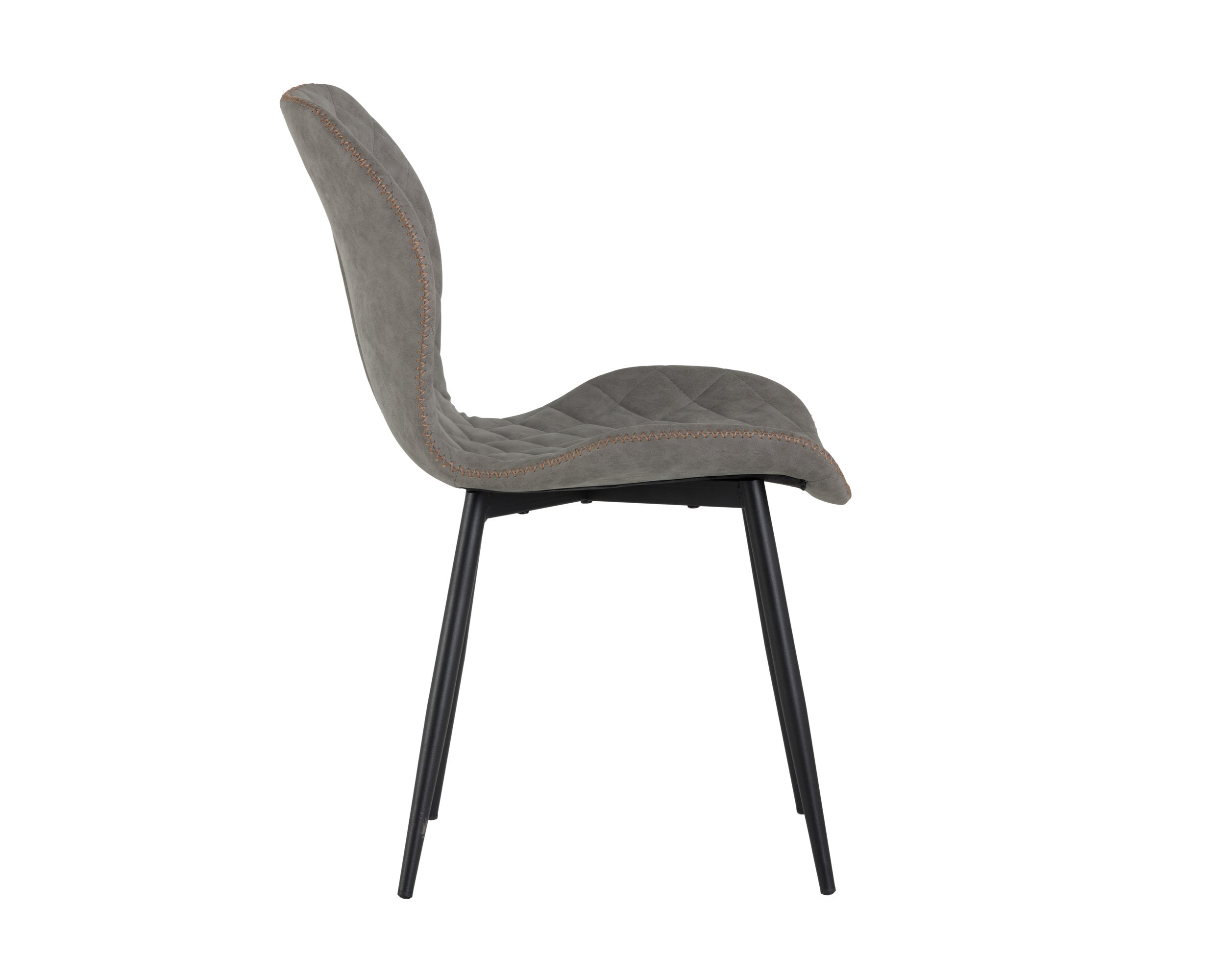 Lyla Dining Chair - Black  Antique Grey