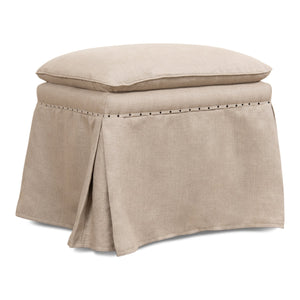 Sarreid Ltd Draped Ottoman - 27719