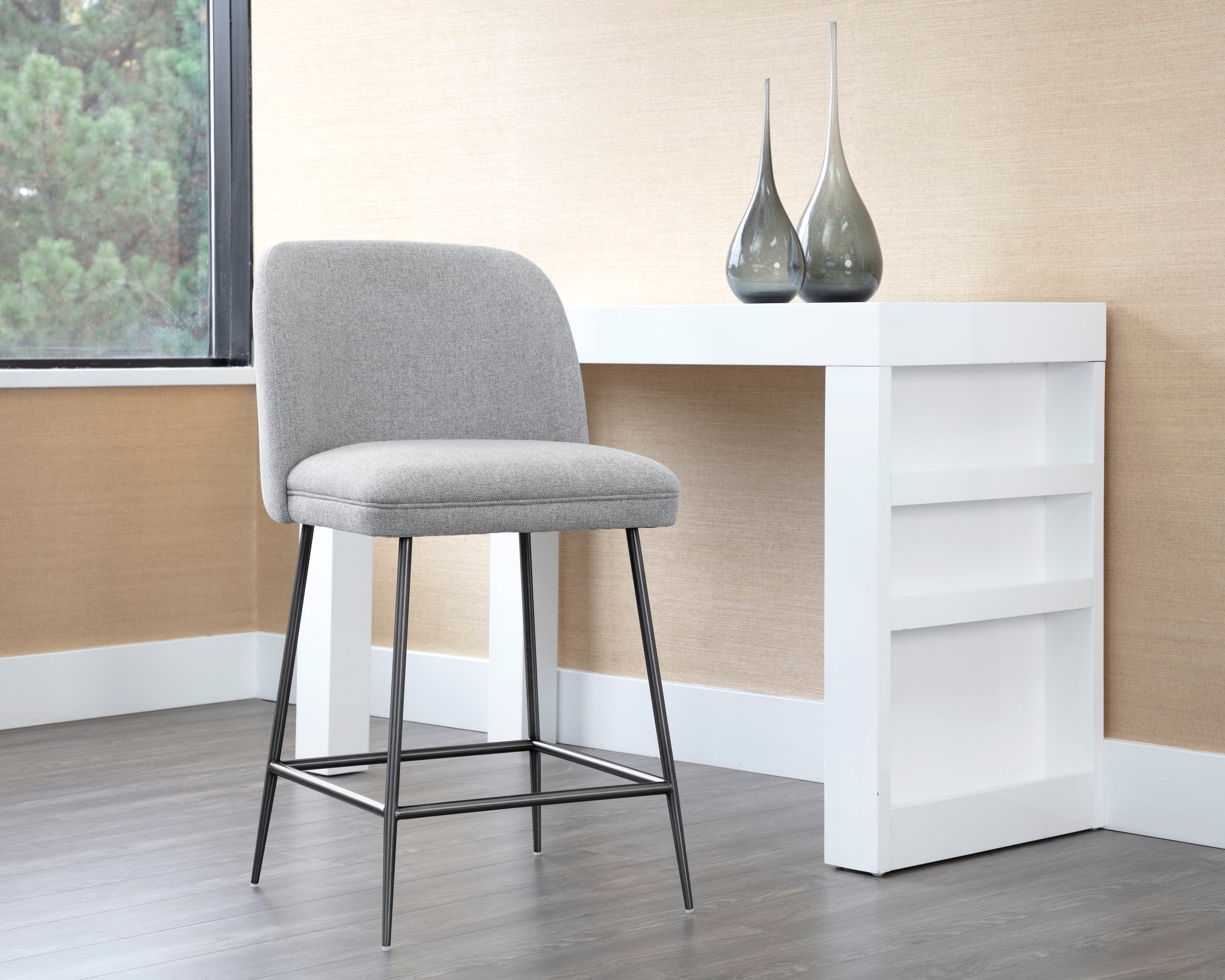 Kelty Counter Stool - Gunmetal  Soho Grey