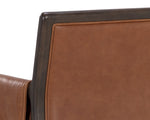 Mauti Dining Armchair - Brown  Shalimar Tobacco Leather