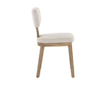 Rickett Dining Chair - Weathered Oak  Dove Cream