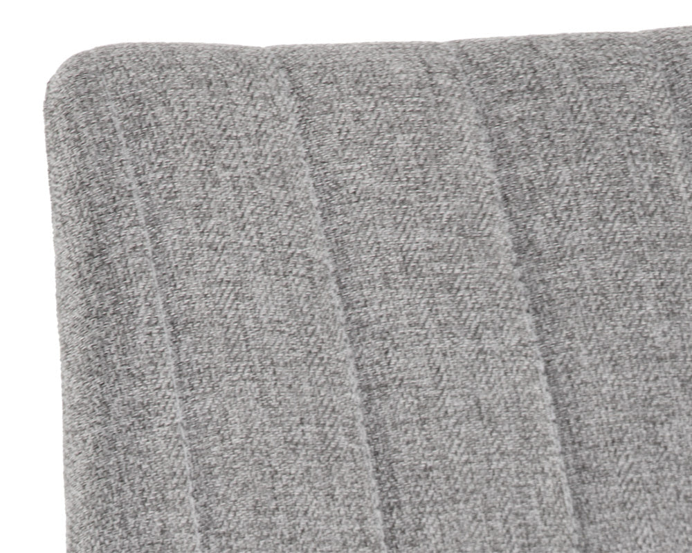 Drew Dining Chair - Black  Light Grey