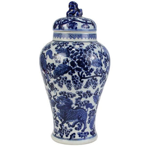 The Enchanted Home Floral Lion Jar