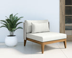 Ibiza Armless Chair - Natural  Stinson White