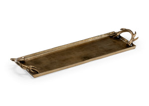 Wildwood Diana Rectangular Tray - Brass - 295549