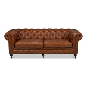 Sarreid Ltd Castered Chesterfield Sofa - 29893