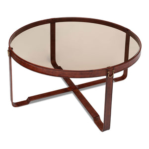 Sarreid Ltd Harness Round Coffee Table - 29906
