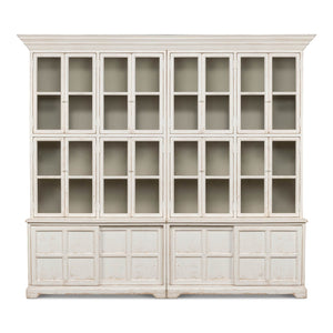 Sarreid Ltd Glass Front Bookcase - 29949