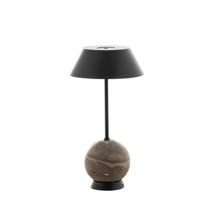 Gabby - Firefly Marble LED Table Lamp - Marron Imperial Brown - SCH-175896