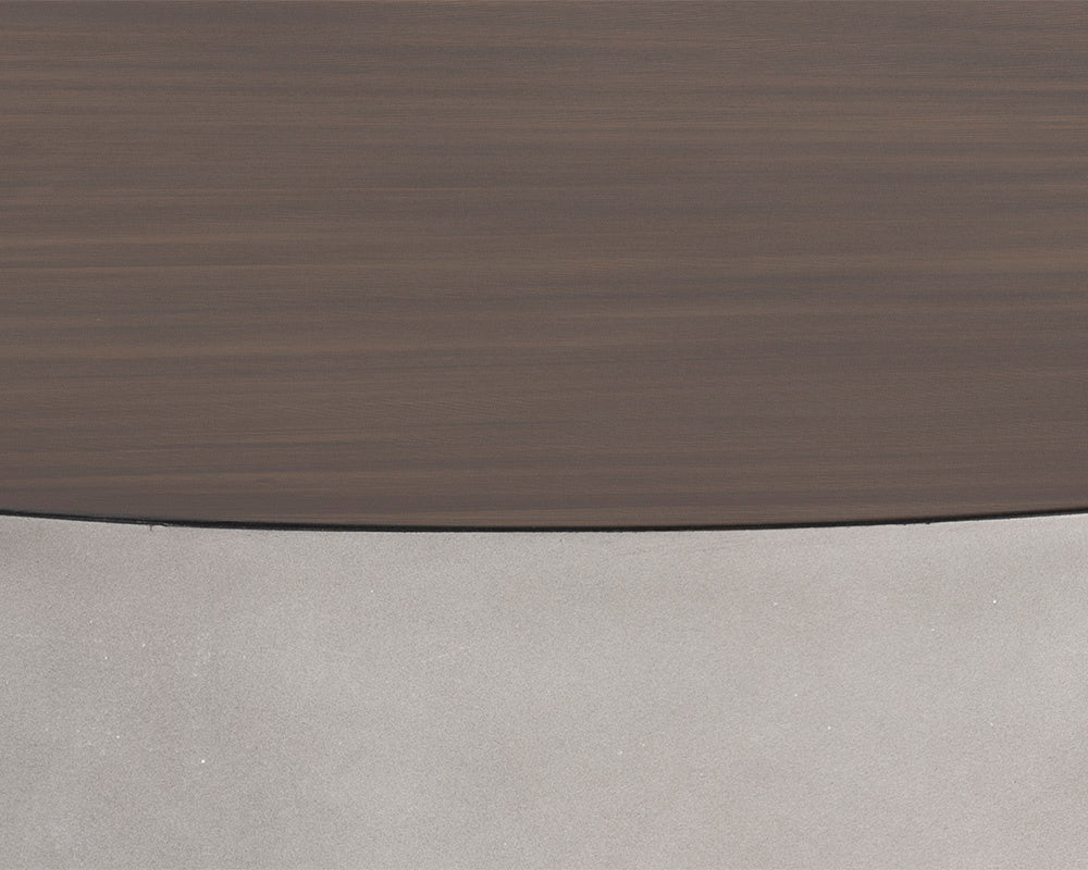 Diaz Coffee Table - Grey  Wood Grain Brown