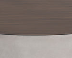 Diaz Coffee Table - Grey  Wood Grain Brown
