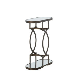 Gabby - Natasha Iron Oval Side Table - SCH-250255