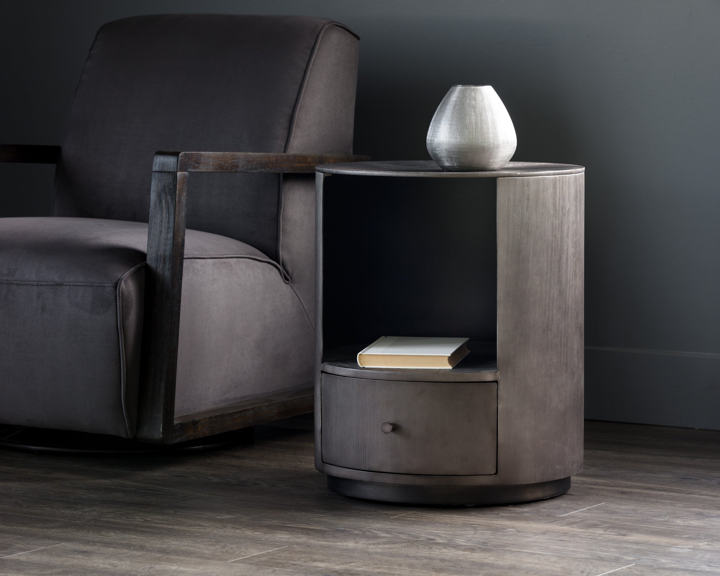 Siena Nightstand  Round -