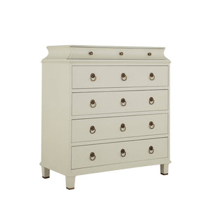 Gabby - Irene Mindi Wood Chest - 5 Drawers, Antique White - SCH-175424