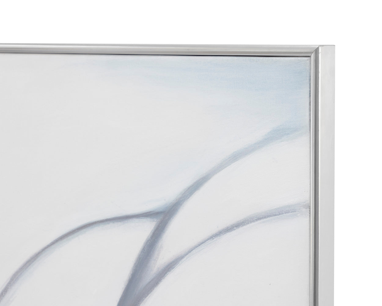 Meditation (Set Of 3) - 30" X 60"  Silver Floater Frame