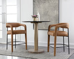 Mavia Counter Stool - Ludlow Sesame Leather
