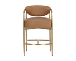 Heloise Counter Stool - Milliken Cognac