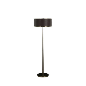 Gabby - Vistara Mountain Bronze Leather Floor Lamp - SCH-175916